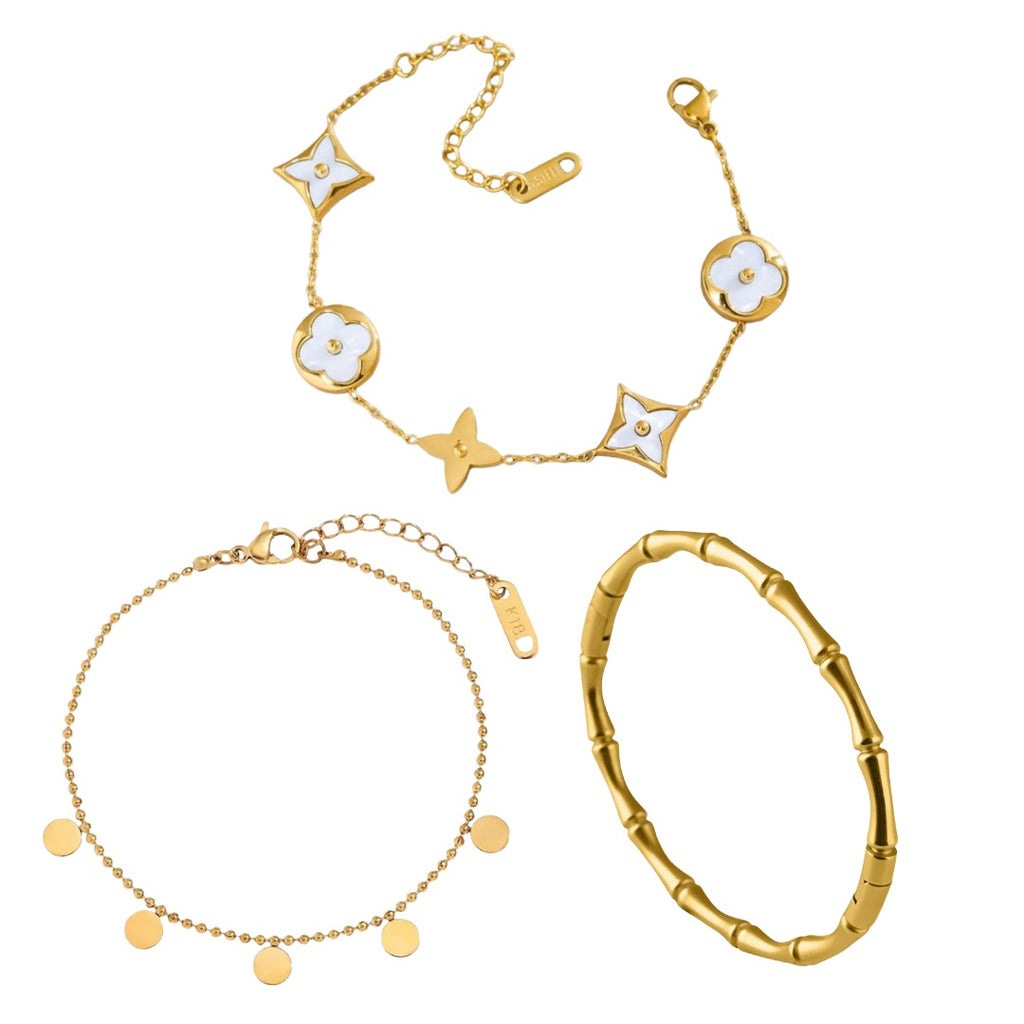 3-Piece Stacking Bracelet for Women Bloome