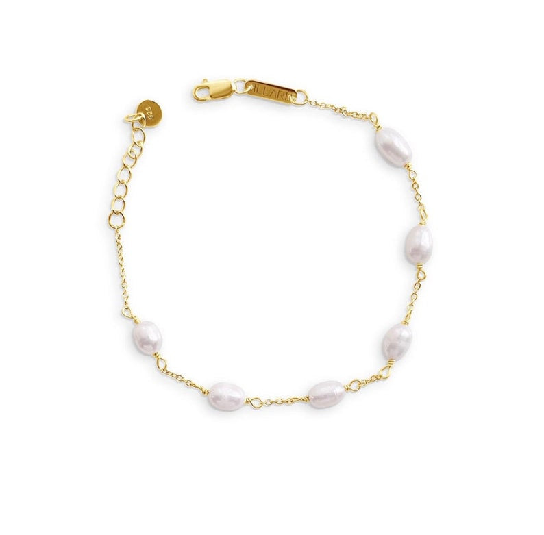 Pearl adjustable bracelet Bloome
