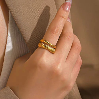 Cavallo Gold Ring | Adjustable Bloome