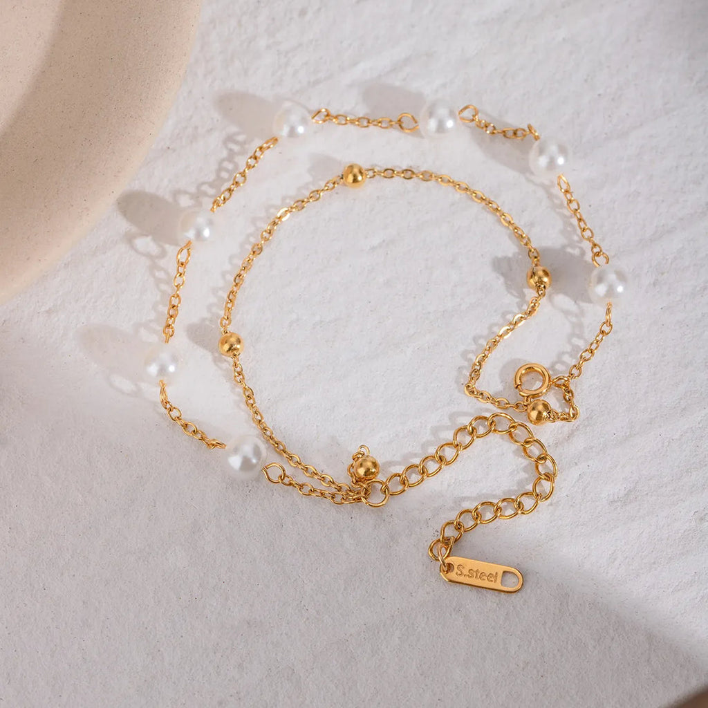 Pearl double layer bracelet Bloome