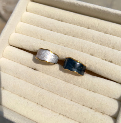 Marble Adjustable Ring Pack of 2 Bloome