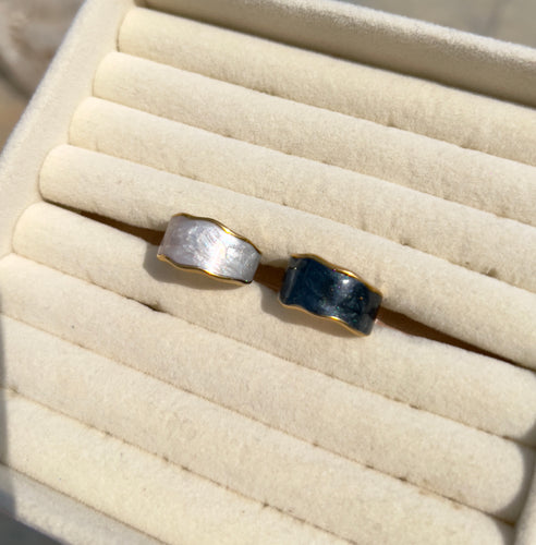 Marble Adjustable Ring Pack of 2