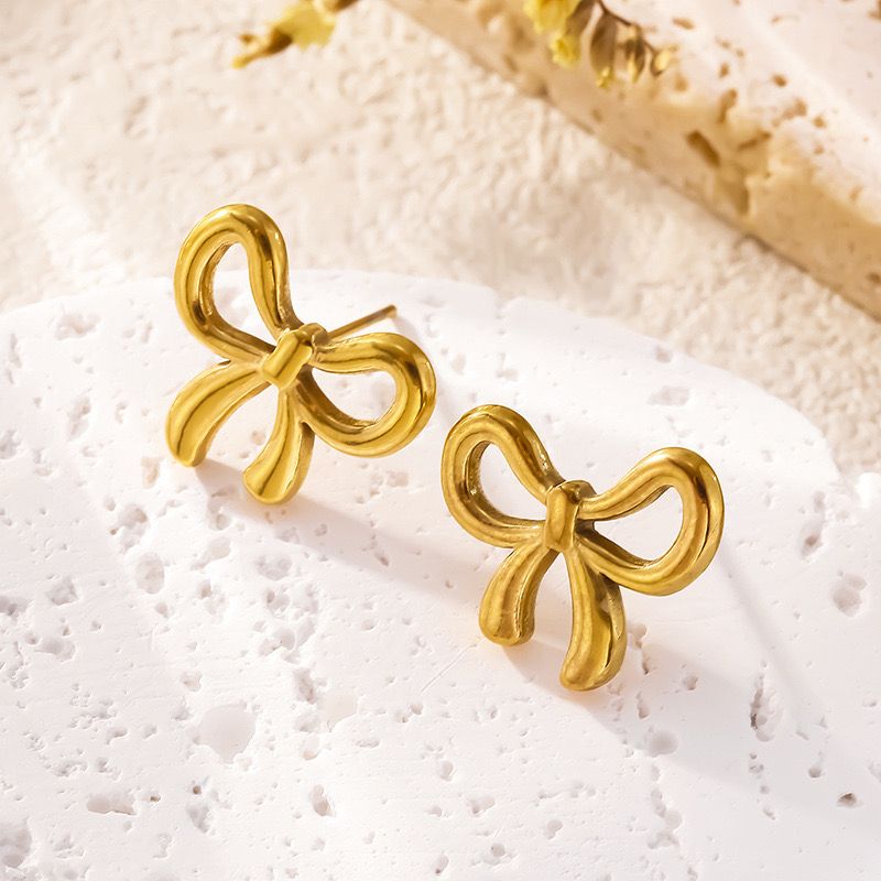 Bow Earring Anti Tarnish