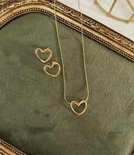 Load image into Gallery viewer, Eternal Heart necklace earring Set
