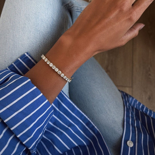 Tennis Crystal Stone Bracelet Bloome