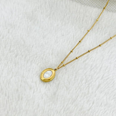 Oval Aura Necklace Bloome