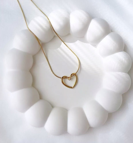 Eternal Heart necklace earring Set