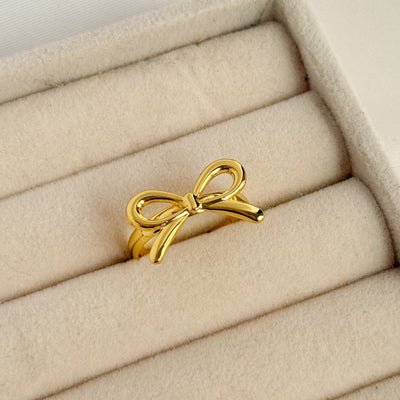 Bowknor ring for women