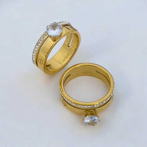 Diamond Crystal Ring