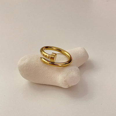 Clou Ring Gold Bloome