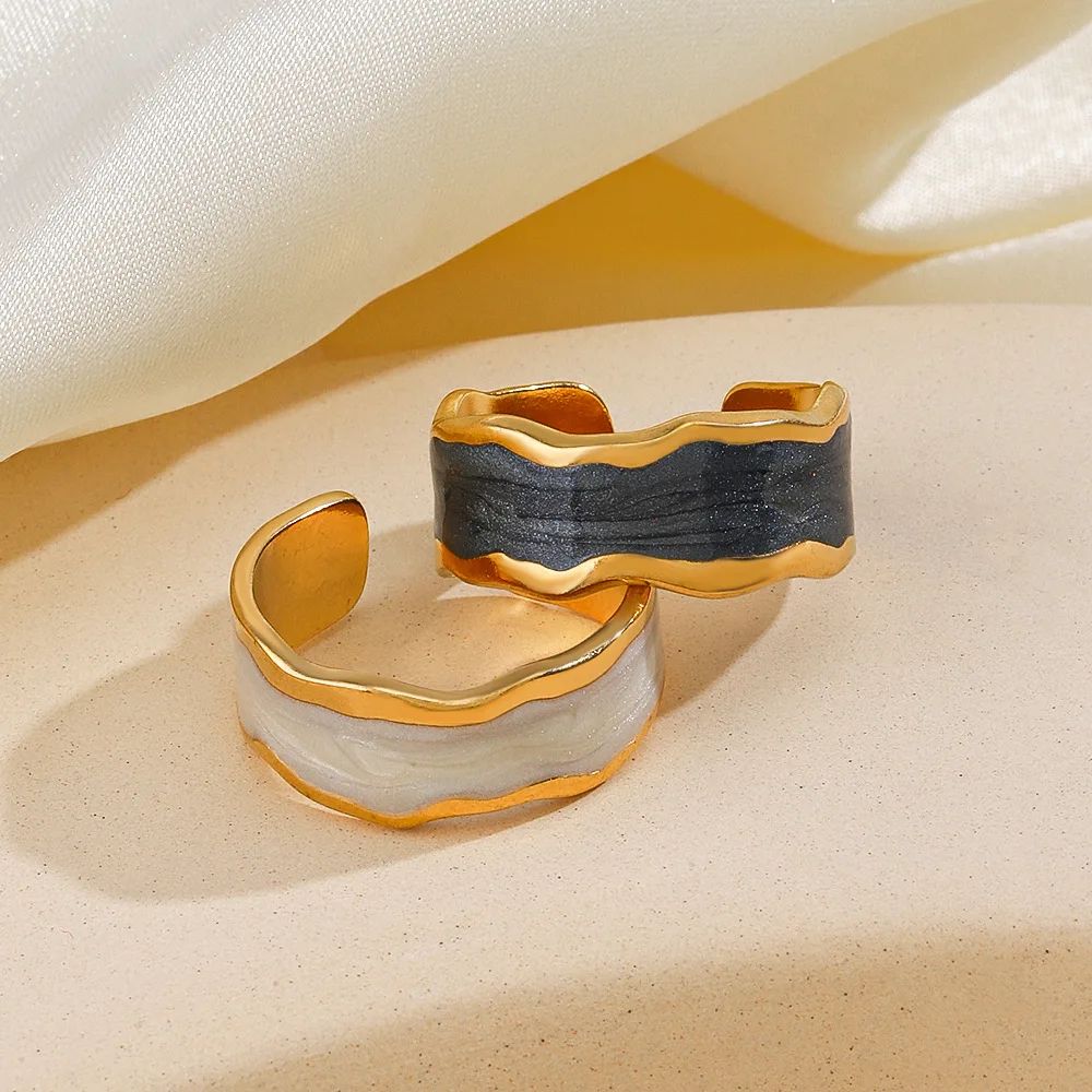Marble Adjustable Ring
