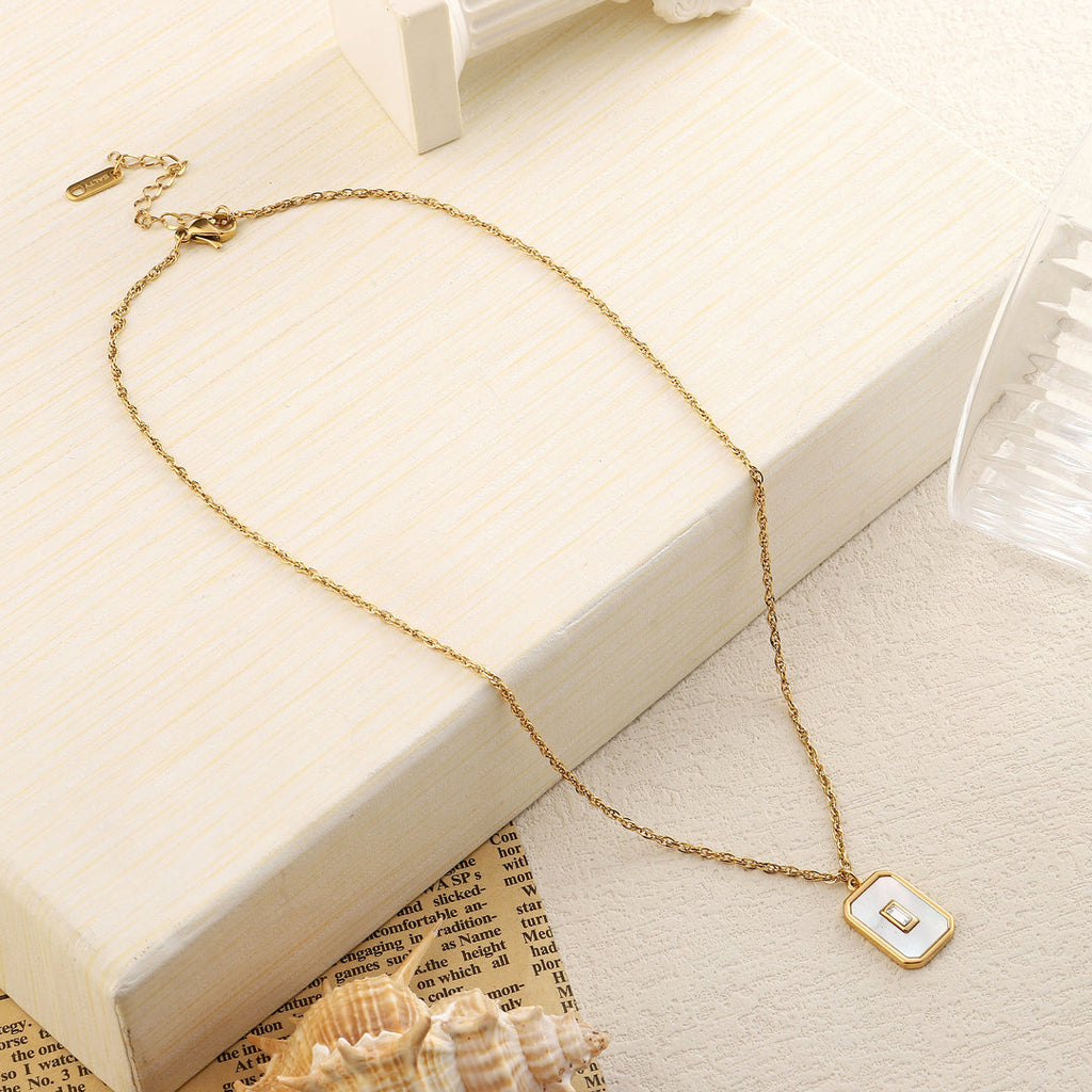 Enamel Charm Necklace