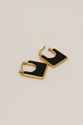 Black Hues – Anti Tarnish Earrings Bloome