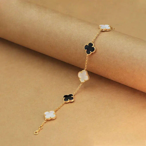 Branded clover bracelet