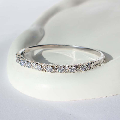 Silver bangle