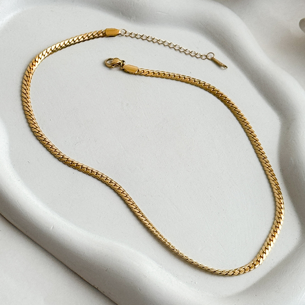 Bold Statement Chain Necklace | Anti-Tarnish | Chunky Everyday Jewelry for Women