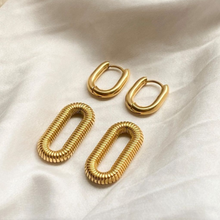 Load image into Gallery viewer, Aurora Coil Hoops