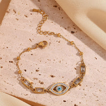 Load image into Gallery viewer, Golden Aura Evil Eye Bracelet