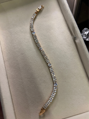 Celeste Gold Diamond Bracelet Bloome