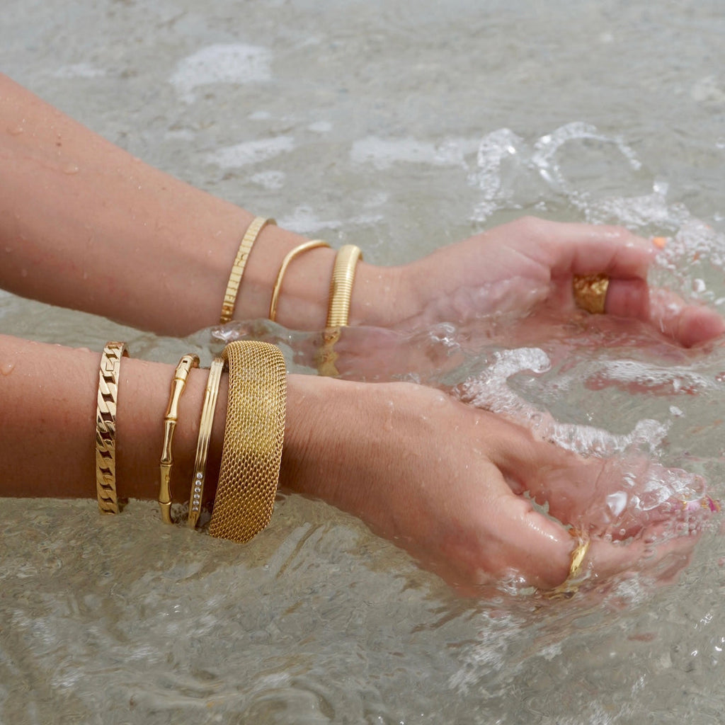 Bamboo style bangles lifestyle image 