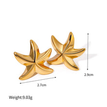 Load image into Gallery viewer, Starfish earrings