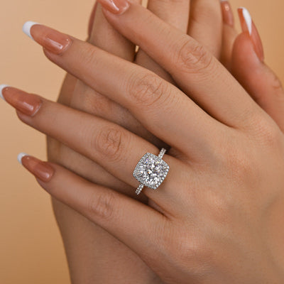 Sterling Silver adjustable Diamond Ring Bloome