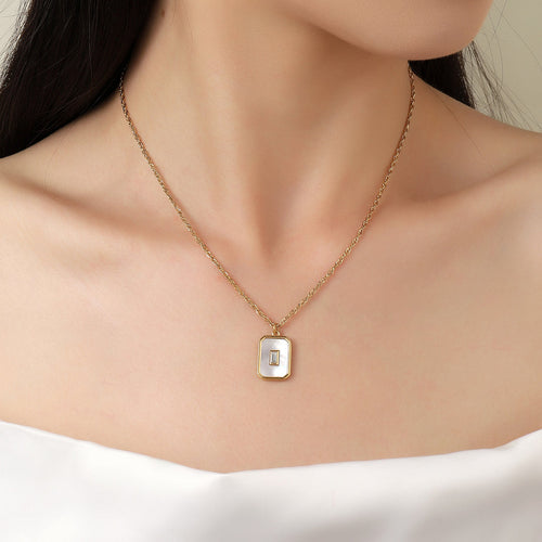 Enamel Charm Necklace