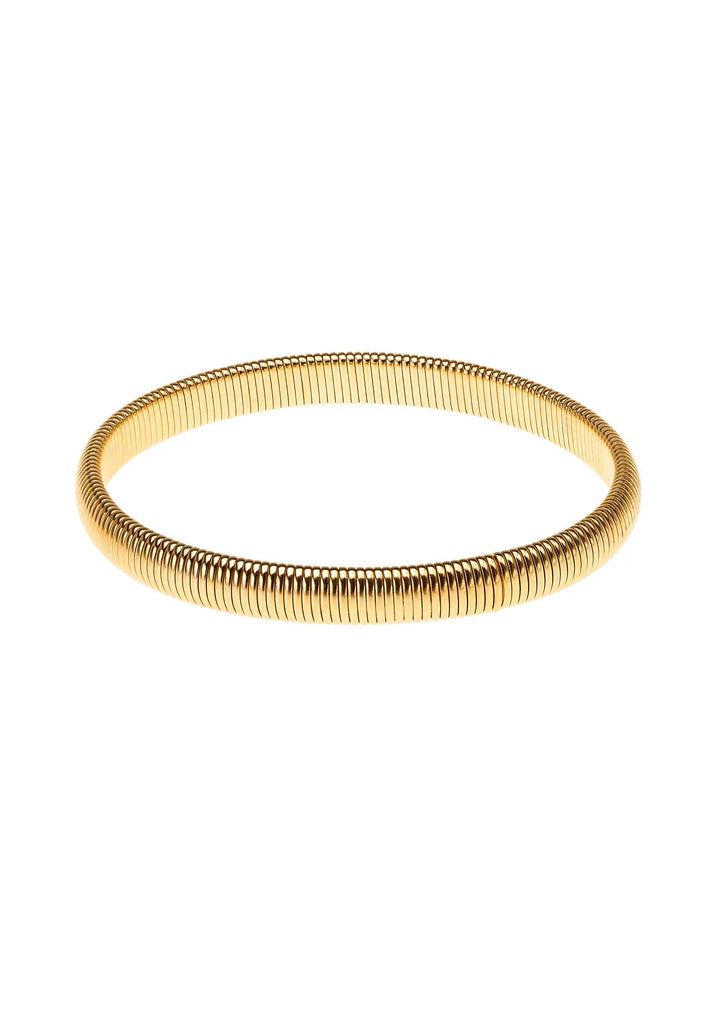 Elegant Classic Gold-Plated streachable Bangle