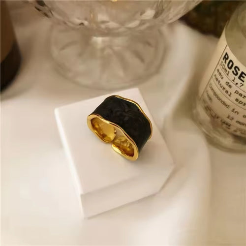 Marble adjustable Ring