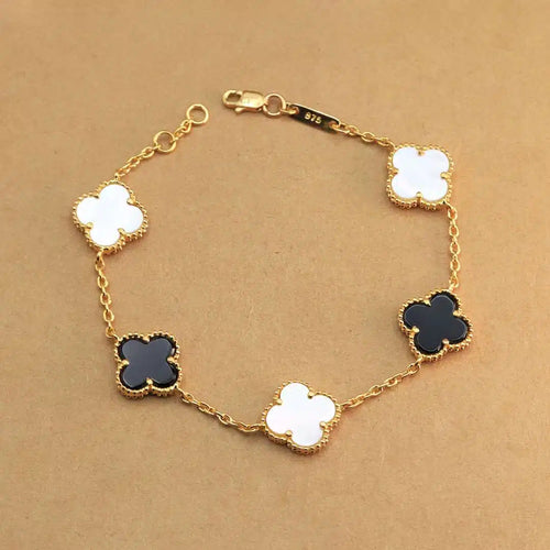 Branded clover bracelet