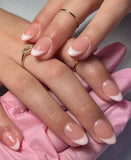 French tip press on nails