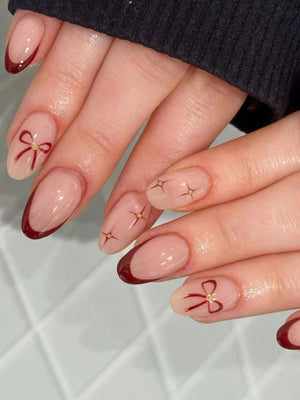 Bow Bright Nails Bloome
