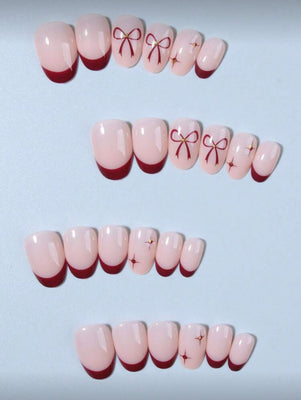 Bow Bright Nails Bloome