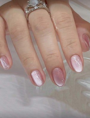 Pink Ombre Press On Nails - Bloome.pk