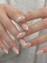 Load image into Gallery viewer, Pearl White Nails