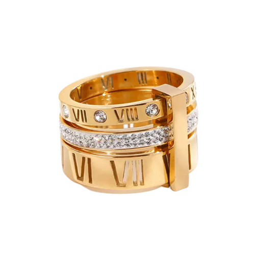 Roman Radiance gold Ring Bloome