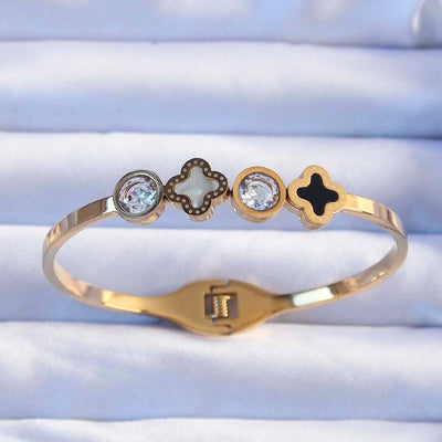 Gold-plated bracelets
