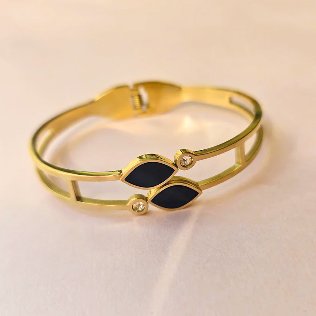Black Leaf Bangles