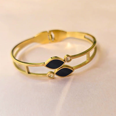 Black Leaf Bangles Bloome