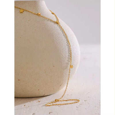Celestial Star Hand Chain Bracelet Bloome