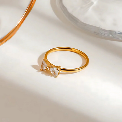 Bow Gold Ring | Adjustable Bloome