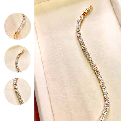 Celeste Gold Diamond Bracelet Bloome