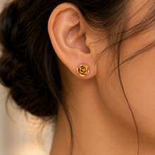 Load image into Gallery viewer, Dainty Floral Stainless Steel Earrings Bloome