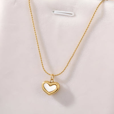 Heart Gold Plated Necklace Bloome