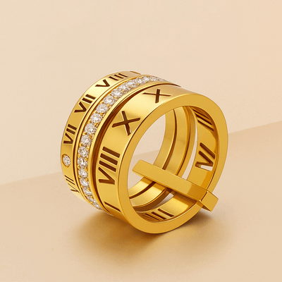 Roman Radiance Gold Ring Bloome