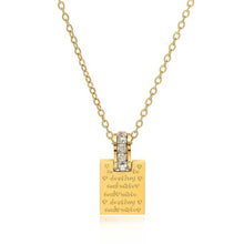 Load image into Gallery viewer, Soul plate necklace chain with pendant