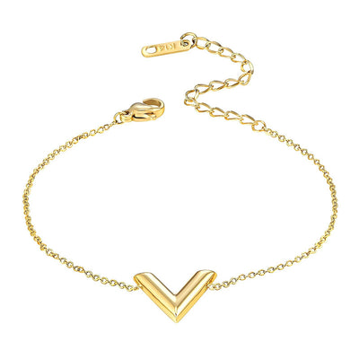 v charm bracelet